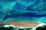  cloud clouds elemental glowing_eyes magic_the_gathering thundercloud_elemental wave waves wizards_of_the_coast 