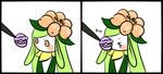  blush female flora_fauna lilligant nintendo plant pok&#233;mon pok&eacute;mon unknown_artist video_games 