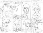 apple applejack_(mlp) black_and_white comic cowboy_hat dialog dj-black-n-white duo english_text equine eyes eyes_closed female feral freckles friendship_is_magic fruit hair hat horse human male mammal monochrome my_little_pony pony sketch table text 