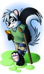  chibi clothing crutch cub male mammal ratte shirt skunk ty young 