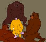  bear beard belly biceps big_muscles breasts facial_hair feline fellatio female gangbang grizzly_bear group group_sex kneeling lion lying male mammal masturbation muscles nude oral oral_sex orgy pecs penetration penis reclining sex straight sweat wolfwood1 