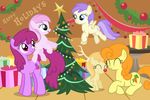  berry_punch_(mlp) christmas christmas_tree cub cute cutie_mark equine faikie female feral friendship_is_magic holidays horse mammal my_little_pony original_character pegasus pony smile tree wings young 