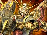  bad_pixiv_id g_gundam god_gundam gundam lowres mecha no_humans solo tro 