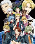  6+boys auel_neider black_hair blonde_hair brown_hair cat clotho_buer dark_skin earrings earth eyeshadow grey_eyes gundam gundam_seed gundam_seed_c.e._73:_stargazer gundam_seed_destiny hat jewelry lipstick lord_djibril lowres makeup mask military military_uniform mu_la_flaga mudie_holcroft multiple_boys multiple_girls muruta_azrael mutou_junki natarle_badgiruel orga_sabnak peaked_cap purple_eyes red_eyes shams_couza shani_andras short_hair stellar_loussier sting_oakley sunglasses sven_cal_bayan uniform 