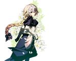  armor blonde_hair braids fate/apocrypha fate/stay_night flowers jeanne_d&#039;arc_(fate/apocrypha) long_hair takeuchi_takashi transparent vector 