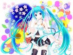  hatsune_miku setona thighhighs vocaloid wallpaper 