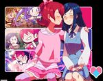  :d ^_^ aida_mana arm_around_shoulder bad_id bad_tumblr_id blonde_hair blue_hair blush book bow closed_eyes couple cure_diamond cure_heart diamond_(shape) dirty dokidoki!_precure eye_contact glasses grin half_updo hand_on_shoulder happy heart henshin hishikawa_rikka holding_hands imminent_kiss long_hair looking_at_another multiple_girls open_mouth pink_bow pink_eyes pink_hair precure purple_hair school_uniform short_hair sitting smile tricky yuri 