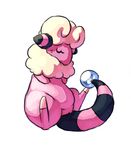  chubby female feral flaaffy mammal nintendo pok&#233;mon pok&eacute;mon pussy roundabout sheep sitting solo video_games wide_hips 
