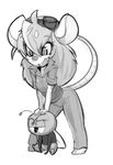  animal_ears antennae bug chip_'n_dale_rescue_rangers disney fly furry gadget_hackwrench goggles goggles_on_head greyscale insect jumpsuit long_hair monochrome mouse mouse_ears mouse_tail sho-n-d sleeves_rolled_up tail 