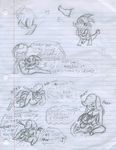  alien awesomenauts catti coco_nebulon comic english_text female gnaw interspecies monochrome sketch text 