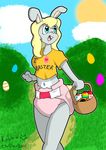  anthro cute diaper easter female holidays lagomorph mammal rabbit robbieftt 