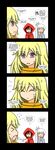  4koma black_border blake_belladonna border comic english fang from_side highres looking_at_viewer lunarisaileron multiple_girls profile purple_eyes ruby_rose rwby silver_eyes simple_background upper_body weiss_schnee white_background yang_xiao_long 