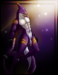  abs anthro aquatic balls biceps big_muscles big_penis body_markings bracelet bubble bubbles cuffs erection fins fish jewelry male marine markings muscles nude pecs penis pose presenting purple_skin requiembeatz scales shark solo stripes underwater water white_skin yellow_eyes yellow_stripes 
