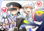  2boys chandelure eelektross kudari_(pokemon) multiple_boys nobori_(pokemon) pokemon 