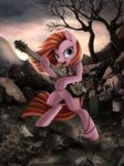  animated blue_eyes cloud cutie_mark dead_tree electric_guitar equine female feral friendship_is_magic guitar hair horse mammal my_little_pony night outside pink_hair pinkamena_(mlp) pinkie_pie_(mlp) pony ponykillerx rock solo stars straight_hair tree 