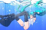  hatsune_miku swimsuit ueda_sanagi underwater vocaloid 