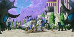  armor battle blitzstar castle changelings equine female friendship_is_magic horse invasion jaz1rus my_little_pony pegasus pony royal_guard_(mlp) storm wings 