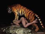  3d bestiality cgi feline female feral human human_on_feral interspecies male mammal rawdarkness sex straight tiger 