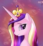  crown cute equine female feral friendship_is_magic hair horn horse long_hair mammal multi-colored_hair my_little_pony pink_eyes pony princess princess_cadance_(mlp) royalty skyline19 smile winged_unicorn wings 