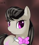  black_hair cute equine female feral friendship_is_magic hair horse looking_at_viewer mammal my_little_pony octavia_(mlp) pony purple_eyes skyline19 smile 