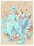  abstract_background anthro breasts claws collaboration female nintendo pok&#233;mon pok&#233;morph pok&eacute;mon pussy red_eyes reptile scalie sceptile solo thick_thighs video_games wide_hips wolflance 