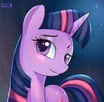  cute cutie_mark equine female feral friendship_is_magic hair horn horse looking_at_viewer mammal my_little_pony pony purple_eyes skyline19 smile twilight_sparkle_(mlp) two_tone_hair unicorn 