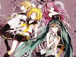  eclairdesigns hatsune_miku kagamine_len kagamine_rin megurine_luka seifuku twintails vocaloid 