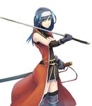  blue_hair fire_emblem fire_emblem:_akatsuki_no_megami green_eyes solo sword wayu_(fire_emblem) weapon 