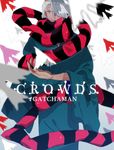  bird gatchaman_crowds j.j._robison japanese_clothes kimono old_man origami scarf shokupa_(skp300) white_hair 