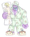  dakimakura_(object) dr._mundo ezreal kog'maw league_of_legends nude pajamas pillow purple_skin teemo yuuji_(sdcg00) 