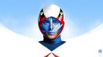  gatchaman helmet highres john_aslarona ken_the_eagle male_focus realistic solo visor watermark 