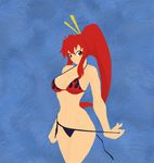  breasts highres red_hair tengen_toppa_gurren_lagann yoko_littner yoko_ritona 