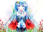  crying flowers hatsune_miku tagme vocaloid 