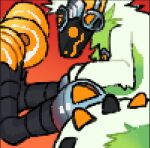 3ds_(mothaala) big_claws claws fur green_body green_fur long_tail mothaala primagen solo spines tail toe_claws