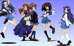  asahina_mikuru asakura_ryouko cardigan highres jpeg_artifacts kita_high_school_uniform maid multiple_girls nagato_yuki non-web_source school_uniform suzumiya_haruhi suzumiya_haruhi_no_yuuutsu tsuruya wallpaper 