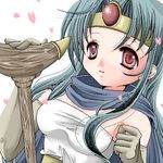  blue_hair breasts dragon_quest dragon_quest_iii lowres medium_breasts non-web_source oekaki red_eyes sage_(dq3) solo 