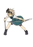  bad_id bad_pixiv_id cosplay dual_wielding highres holding hyakko katana katou_haruaki konpaku_youmu konpaku_youmu_(cosplay) makunouchi_ushio official_art solo sword touhou weapon 