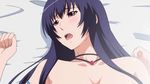  animated animated_gif areolae bare_shoulders bed bedroom blue_hair blush bottomless bouncing_breasts breasts chocker choker cousins higashide_kei incest jewelry missionary moaning necklace nee_summer! nipples open_mouth room sex yamauchi_yuuta 