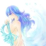  1girl ass blue_hair breasts fairy_tail juvia_loxar large_breasts nude solo 