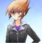  1guy jacket orange_hair purple_hair shingetsu_rei tagme yu-gi-oh! 