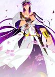  bracelet earrings hat jewelry long_hair magi_the_labyrinth_of_magic male_focus necklace purple_hair robe sinbad_(magi) solo tom2940 