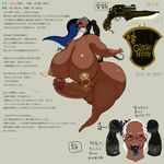  ass breasts dark_skin demon_girl futanari gun h_hiroma horns huge_ass huge_breasts monster_girl nipple_piercing nun ogaazaaaan piercing precum translation_request tsukiyotake uncensored weapon 