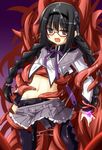  akemi_homura fumi_hiro mahou_shoujo_madoka_magica megane pantsu pantyhose shirt_lift tagme tentacles 