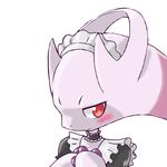  1girl maid mega_mewtwo_y mega_pokemon mewtwo nintendo pokemon spoiler 