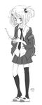  1boy cellphone crossdressing original phone reavz school_uniform trap 