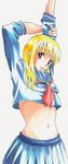  androgynous blonde_hair brown_eyes long_hair oozora_hibari school_uniform stop!_hibari-kun trap 