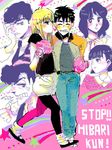  2girls 4boys androgynous long_hair multiple_boys multiple_girls oozora_hibari sakamoto_kousaku stop!_hibari-kun trap 