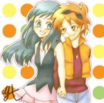  2girls hikari_(pokemon) long_hair multiple_girls nozomi_(pokemon) pokemon pokemon_(anime) short_hair yuri 