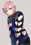  grey_eyes male_focus mikado_nagi pink_hair sazaki_ichiri scarf smile solo uta_no_prince-sama uta_no_prince-sama_maji_love_2000_percent 