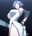  1girl breasts koutetsu_no_majo_anneroze large_breasts lee_mayfeng nail_polish open_mouth screencap solo stitched 